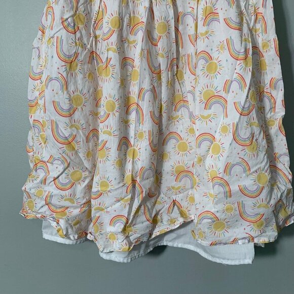 5/$25 Cynthia Rowley rainbow strappy lined twirl flutter dress - Picture 3 of 6